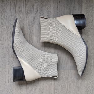 Everlane pointed toe sock boot